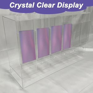 Exhibidor Acrílico Transparente al por Mayor con 6 Compartimentos para Cajas de Cartas Coleccionables de Anime - Product Image 3