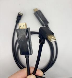 Coude personnalisé Angle de 90 degrés DP DisplayPort Dp Femelle Câble de montage sur panneau d'extension - Product Image 5