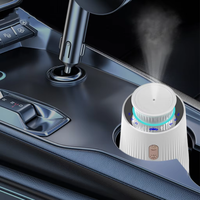 Diffuseur d'arômes pour voiture électrique rechargeable par USB Atomiseur d'huile essentielle sans eau Rafraîchisseur d'air pour voiture Diffuseur d'aromathérapie a10