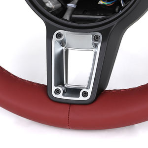 Volante Retrofit GT de cuero completo de fibra de carbono rojo Porsche Panamera Cayenne <span class=keywords><strong>Macan</strong></span> Cayman GT4 Boxster 718 981 911 991 991,2 - Product Image 5