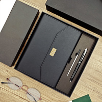 Carnet de notes promotionnel avec stylo et logo, coffret cadeau pour homme, école, bureau, cadeaux pour la fête des pères, cadeaux pour les enseignants