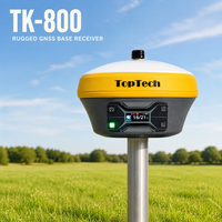Récepteur GPS RTK GNSS haute précision TK-800, multi-fréquences, 1408 canaux, LTE Cat4 pour la topographie terrestre RTK