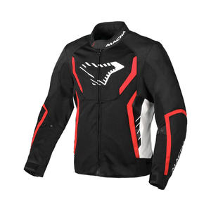 Chaqueta de Motocicleta MACNA en Tela Gris - Product Image 1