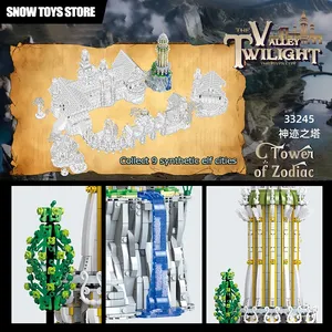 BaKa 33245 2025 Nueva <span class=keywords><strong>Serie</strong></span> de Películas MOC <span class=keywords><strong>Torre</strong></span> del Zodíaco, Modelo Modular para Armar, Ladrillos de Construcción DIY, Rompecabezas, Regalos, Sets de Bloques de Construcción para Niños - Product Image 3