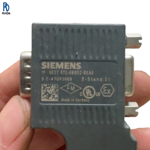 6ES7972-0BB52-0XA0 PROFIBUS <b>DP</b> Bus Connector 90 Degree <b>Cable</b> Outlet Fast Connect With PG Socket Industrial Automation Part - Product Image 1