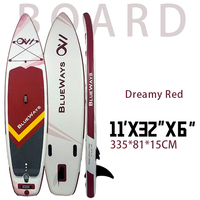 Nouveau 2026 Planche de paddle gonflable (SUP) de 335 cm en PVC avec pompe et kit de réparation