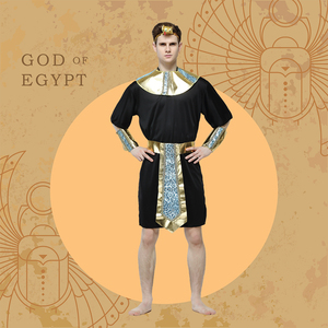 Disfraz <span class=keywords><strong>de</strong></span> <span class=keywords><strong>Príncipe</strong></span> del Antiguo <span class=keywords><strong>Egipto</strong></span> para adultos, Cosplay <span class=keywords><strong>de</strong></span> fiesta <span class=keywords><strong>de</strong></span> estilo nacional para hombres - Product Image 2