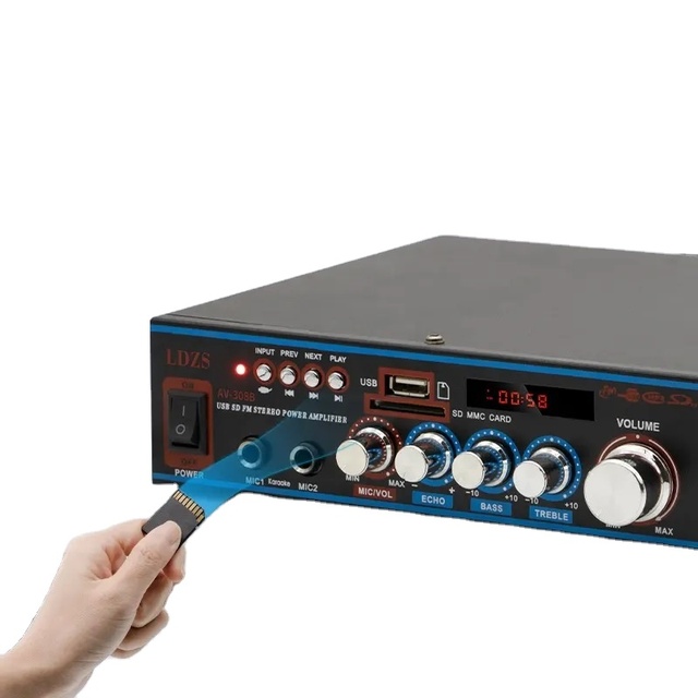 High Quality 120W  5.0 Professional Sound System Audio Big Power Car Audio Power Super Sound Power Amplifier for Home