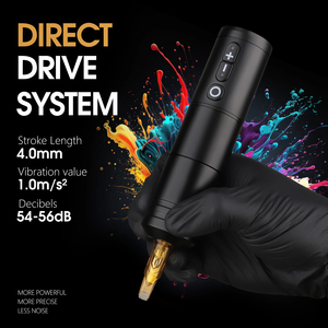 เครื่องสักโรตารี่ไร้สาย Ambition Ninja 2000mAh ระยะชัก 4.0 <span class=keywords><strong>ม</strong></span><span class=keywords><strong>ม</strong></span>. <span class=keywords><strong>ม</strong></span>อเตอร์ไร้แกนทรงพลัง สำหรับศิลปินสักลาย<span class=keywords><strong>ม</strong></span>ืออาชีพ - Product Image 3