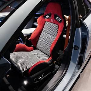 Asiento Deportivo Ajustable Clásico LK, Tapicería de Gamuza, Multimaterial, Kit de Rieles Universales para Asiento de Auto - Product Image 3