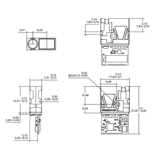 LDL-T 80m mini kích thước 1mm Độ chính xác cao cảm biến đo khoảng cách laser 30Hz cảm biến laser để đo khoảng cách - Product Image 4
