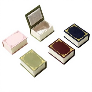Caja de Regalo de Lujo para Joyería, con Cierre Magnético, Diseño Rectangular, Papel Elegante, para Anillos, Aretes y Collares, con Logotipo Personalizado, para el Día de San Valentín - Product Image 4
