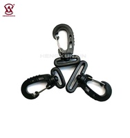 Logo personnalisé 38mm vélo tente sac bandoulière accessoires 1.5 pouces en plastique rotatif mousqueton