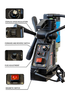 YB-13 13mm High Magnet Force Portable Multifunction <strong>Magnetic</strong> Electrical <strong>Drill</strong> <strong>Drill</strong> On Rc,brick And Stone Industrial Motor - Product Image 4