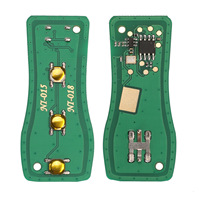 Clés de remplacement pour véhicules Ni's'an Electro-Wave, 3 boutons, télécommande de voiture, porte-clés de voiture, 433,92 MHz, fabricant