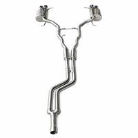 Système d'échappement Catback en acier inoxydable pour BMW 535i F10 3.0T N55 avec valves de silencieux et tuyau d'échappement directionnel