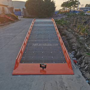<strong>CE</strong> <strong>Approved</strong> <strong>2</strong>-6ton Mobile Truck <strong>Container</strong> <strong>Load</strong> <strong>Dock</strong> Ramp Hydraulic Yard Ramp - Product Image 6