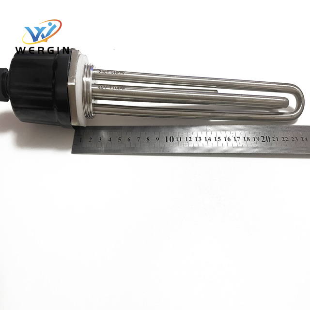Industrial Electric Resistance Immersion Dc 48v 800w Solar Water Boilers Heaters with Thermostat 220V 1500W
