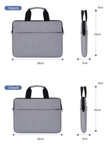 MKW5002 Lot de 10 Sacs d'<span class=keywords><strong>Ordinateur</strong></span> Portable Personnalisés avec Logo, Imperméables, pour Ordinateurs de <span class=keywords><strong>13</strong></span>, 14, 15.6 <span class=keywords><strong>Pouces</strong></span>, Sacoche d'Épaule Professionnelle pour Hommes et Femmes - Product Image 6