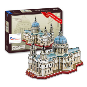 Modèle de <span class=keywords><strong>la</strong></span> cathédrale de Saint-<span class=keywords><strong>Paul</strong></span>, artisanat en papier DIY, puzzle 3D en papier avec 107 pièces - Product Image 1