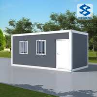 Qualité 20 pieds pliant minuscule conteneur maison prête à l'emploi préfabriquée maison modulaire emballage pliable conteneur maison