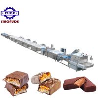 Machine multifonctionnelle pour barres protéinées en acier inoxydable, nougat aux fruits, coupe de barres chocolatées et snickers, remplissage de cacahuètes