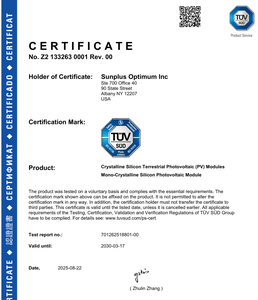 SUNPLUS Haute efficacité 645w Panneau solaire bifacial Type N Bifacial MonoModule de coupe de cristal Panneau solaire - Product Image 5