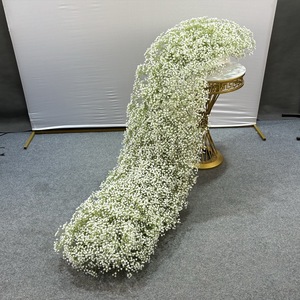 Factory Custom Artificial Rose <b>Table</b> Runner White Wedding <b>Decor</b> <b>Table</b> Runner Banquet Event <b>Decoration</b> - Product Image 4