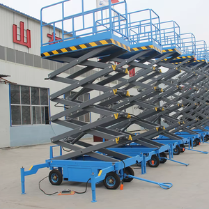 Быстрый Подъемник 6-16 м Genie JLG Man с воздушной платформой, электрические гидравлические небольшие ножничные подъемники для продажи - Product Image 1