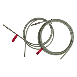 air jet loom parts steel cable nylon plastic coated steel cable with grease for TOYOTA air jet loom