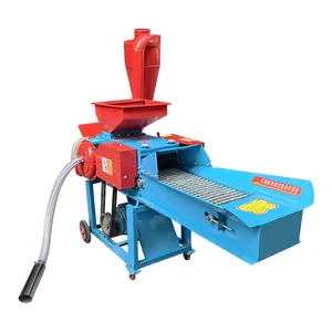 Forage chopper for animal feed/silage chaff cutter grass hammer mill corn stalk chopper cutting crusher machine