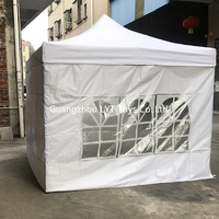 Tonnelle pliante classique en aluminium imperméable pour salon professionnel, chapiteau pop-up