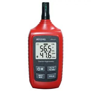 Industrial Grade Handheld Digital Temperature And Humidity Meter With Dew Point And Wet Bulb Humidity Sensor