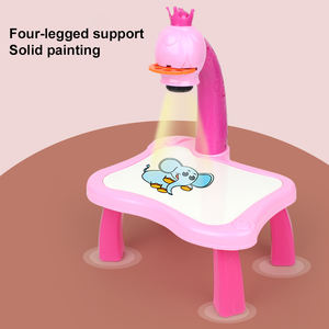 2025 Neue Kinder Pädagogisches Lernen Zeichenbrett Spielzeug Projektor Bilder Leuchten Musik projektion Mal tisch für Kinder - Product Image 2