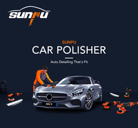 Polisseuse excentrique SUNPU SP-PX2126A 8MM DA pour voiture 710W 120V/230V certifiée CE disque de 125mm 2500-5800 tr/min