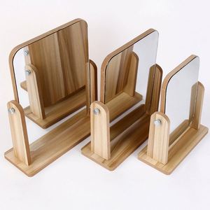 Support de maquillage double face avec miroir rotatif à 360 degrés, miroir de beauté portable, prêt à décorer pour les enfants, cadeaux promotionnels - Product Image 2