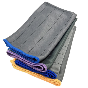 अनुकूलित उच्च गुणवत्ता वाले ग्लास सफाई कपड़े कार्बन फाइबर खिड़की कार धोने तौलिया पॉलिश लिंट मुक्त कपड़े - Product Image 2