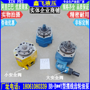 Pompe à huile à engrenages cycloïdaux BB-B40Y/BB-B50Y/BB-B63Y avec soupape de régulation de pression de sécurité, filtre de locomotive, pompes hydrauliques - Product Image 1