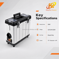 OkyRie Amiral Gemisi TFT Edition 5KW Hepsi Bir Arada Dikey Alet Kutusu Dizel Isıtıcı Dahili Yakıt Deposu Kamyon Uyku Kabini Karavan Çadırı için