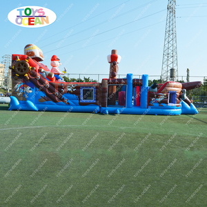 Nhà máy tùy chỉnh thương mại tàu cướp biển <span class=keywords><strong>Inflatable</strong></span> sân chơi trẻ em vui chơi giải trí công viên trả lại trượt <span class=keywords><strong>Combo</strong></span> - Product Image 3