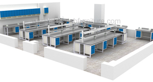 Máy tính phổ biến đồ nội thất phòng thí nghiệm sửa chữa phòng thí nghiệm làm việc băng ghế dự bị bàn làm việc - Product Image 2