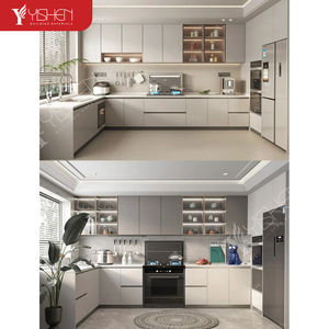 Оптовая продажа, современный кухонный шкаф, новый дизайн, Недорогая кухня, модульная мебель, шкафы для кладовой, Foshan, фабрика - Product Image 4