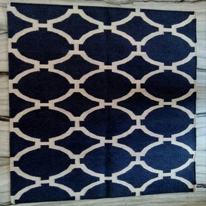 Tapis en fil de PET moderne, 1 pièce, tissage à la main, pour usage extérieur et intérieur, tapis rectangulaire, géométrique, couleur personnalisée - Product Image 2