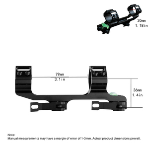 ขาตั้งกล้องเล็ง BANGBANG แบบ Cantilever สำหรับท่อขนาด 30 มม. แบบปลดเร็วพร้อมการปรับระดับแนวนอน ความสูงตรงกลาง 1.4 นิ้ว - Product Image 3