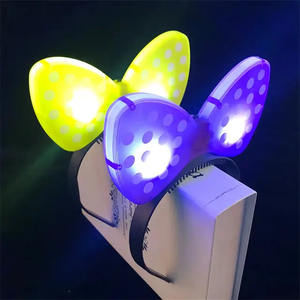 जन्मदिन चीनी नए साल के लिए डॉट धनुष नवीनता फैशन हेडबैंड चमक हेडबैंड और क्रिसमस पार्टी प्लास्टिक पार्टी की आपूर्ति - Product Image 4