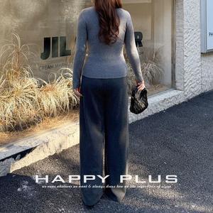 Suéter de Punto para Mujer Talla Grande Runqi, Manga Larga, Antipilling, Grosor Medio, Otoño Invierno, Capa Básica - Product Image 4