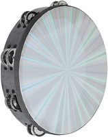 Wholesale 6/ 8/10 Inch Holographic Wooden Tambourine Drum Musical Instruments