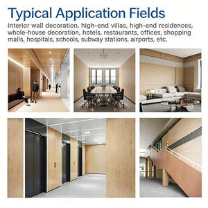 Customized Waterproof and Fireproof <strong>Honeycomb</strong> <strong>Wall</strong> Panels Jointed by Double Grooves with Slot for Indoor Decoration - Product Image 4