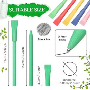 Stylos à bille écologiques en papier kraft personnalisés 1,0 mm – Stylo enroulable en papier avec caractéristiques sportives, design simple et protection de l'environnement - Product Image 3