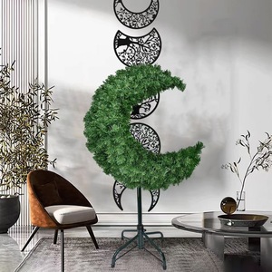 <span class=keywords><strong>Arbre</strong></span> de Noël artificiel vert à prix avantageux en plastique/PVC pour les décorations du Ramadan et de Noël - Product Image 3